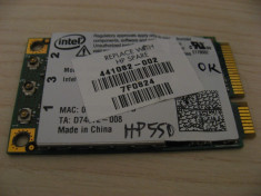 Placa wireless HP 550, Intel 4965AGN, 441082-002, D74672-009 foto