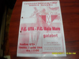 Program UTA - FC Baia Mare