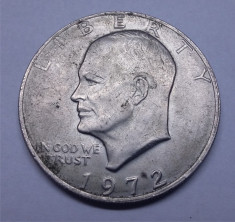 Moneda One Dollar 1972 foto