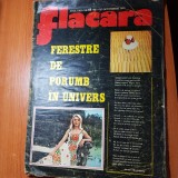 Revista flacara 27 octombrie 1973- articol si foto festivalul sarmis,hunedoara