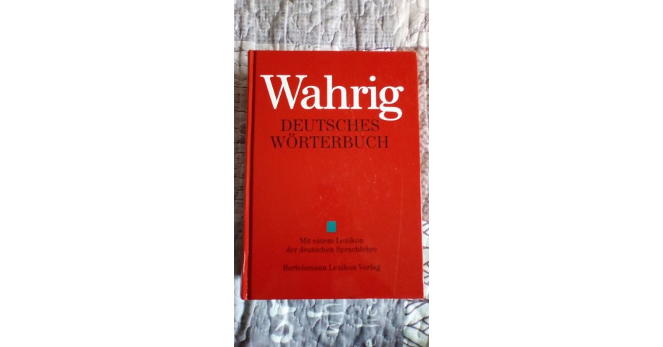 Gerhard Wahrig - Deutsches Worterbuch - Dictionar German - German ...