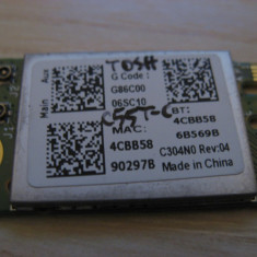 Placa wireless Toshiba Satellite C55T-C, G86C0006SC10, BCM943142Y, C304N0