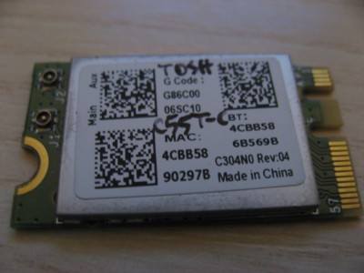 Placa wireless Toshiba Satellite C55T-C, G86C0006SC10, BCM943142Y, C304N0 foto