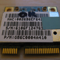 Placa wireless Toshiba Satellite C655D, K000104860, PA3722U-1MPC, Atheros AR5B95