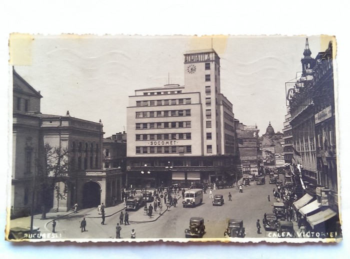 BUCURESTI-CALEA VICTORIEI-CARTE POSTALA ANII 40 foto mare BUCURESTI-CALEA VICTORIEI-CARTE POSTALA ANII 40 foto mare