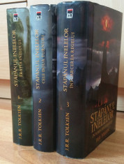 Stapanul inelelor (Lord of the rings) de J.R.R. Tolkien, volumele 1, 2 si 3 foto