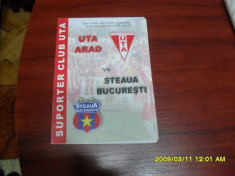 program UTA - Steaua foto