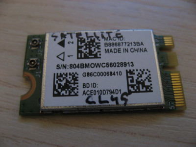 Placa wireless Toshiba Satellite CL45, G86C00068410, BRCM1079 foto