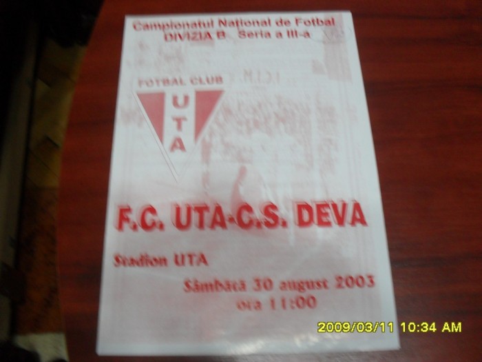 program UTA - CS Deva