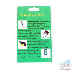 Suport Telefon iPhone Samsung Nokia HTC Stand Cablu Grip Alb foto