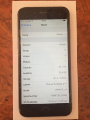 iPhone 6 64GB Space Gray Gri NEVERLOCK IMPECABIL FULL BOX +CADOU foto