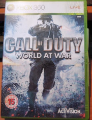 Call of Duty World at War, XBOX360, original! foto