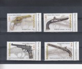 ROMANIA 2008 LP 1794 ARME DE FOC DIN MUZEUL NATIONAL MILITAR SERIE MNH, Nestampilat