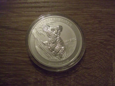 M. 1 uncie / 1 dollar 2015 Australia, koala, argint foto