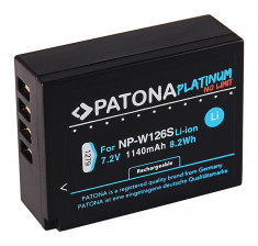 PATONA Platinum | Acumulator tip FUJI NP-W126S NP W126 s NP-W126 pt Grip VPB-XT2 foto