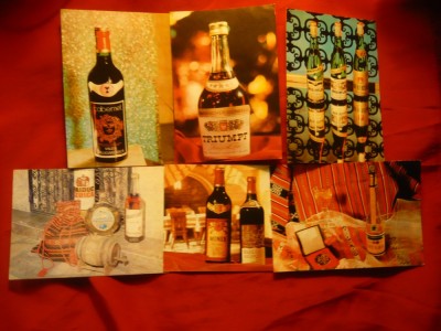 Set 6 Ilustrate Reclame la Bauturi Romanesti foto