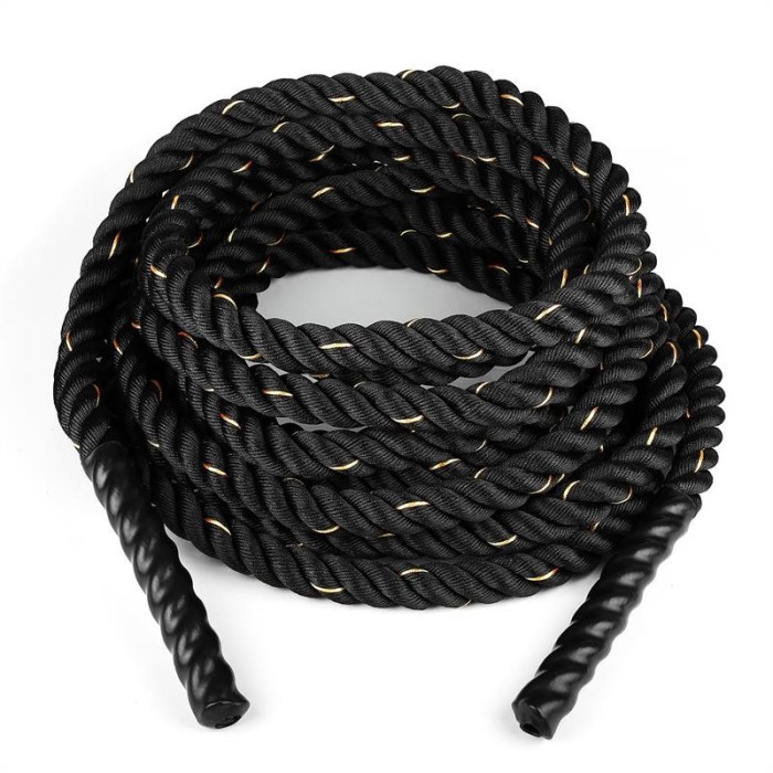 Capital Sport Monster Rope cablu Crossfit 15m 3.8cm nylon frânghie dreischlägig negru foto mare Capital Sport Monster Rope cablu Crossfit 15m 3.8cm nylon frânghie dreischlägig negru foto mare