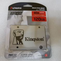 Solid State Drive SSD Kingston SSDNow UV400, 120GB, 2.5&amp;quot;, SATA III - poze reale foto