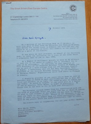 6 documente originale semnate de personalitati politice adresate lui Mia Groza foto