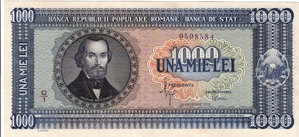Bancnota 100 lei 1950 - P - eroare | Okazii.ro
