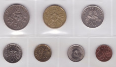Singapore - set 7 monede diferite foto