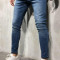 Blugi barbati bleumarin cu model conici skinny - COLECTIE NOUA- 131020