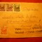 Plic circ. francat cu 4 uzuale stema fara stea ,stamp. reclama 1951Pitesti-Buc.