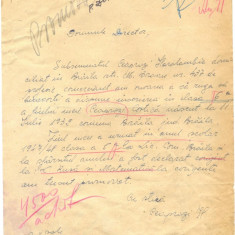 Z195 DOCUMENT VECHI-LICEUL COMERCIAL DE BAIETI, BRAILA -ANUL 1948 -CEAPRAZI