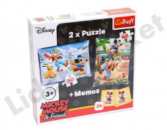 Joc puzzle dublu Mickey Mouse &amp;amp; firiends foto