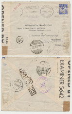 ROMANIA 1945-1956 lot 6 plicuri Emil Racovita inclusiv cenzuri, timbre autograf foto