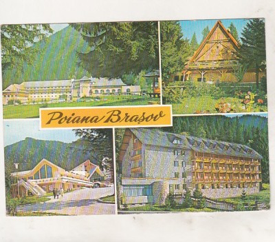bnk cp Poiana Brasov - Vedere - circulata - marca fixa foto