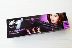 Perie ondulator cu aer cald - Braun Satin Hair 1 foto