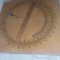 GONIOMETRU vechi de colectie,goniometru 35/35 cm,aparat didactic de masura,T.G