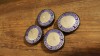 Capace Jante Aliaj Mercedes, 55mm Interior, 59mm Exterior, Set 4 Bucati, Embleme Metalice