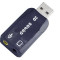 PLACA de SUNET pe USB + 3D sound + External Virtual 5+1 canale