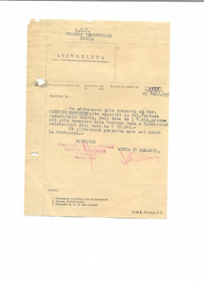 Z219 DOCUMENT VECHI -COCHINO GHEORGHE SALARIAT LA OCL PRODUSE INDUSTRIALE BRAILA foto