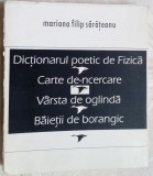 Cumpara ieftin MARIANA FILIP SARATEANU:DICTIONARUL POETIC DE FIZICA/VERSURI 1994/AUTOGRAF/120ex