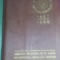 Agenda APICULTORULUI 1967-1968,Asociatia CRESCATORILOR DE ALBINE R.S.R.T.GRATUIT
