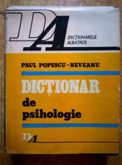 Paul Popescu-Neveanu - Dictionar de psihologie foto