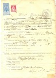 Z221 DOCUMENT VECHI -SCOALA COMERCIALA ELEMENTARA SI SUPERIOARA, BRAILA -1928