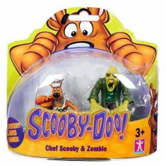 Jucarie Set 2 figurine Scooby Doo Bucatar si Zombie foto