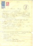 Z239 DOCUMENT VECHI -SCOALA COMERCIALA ELEMENTARA, BRAILA -SIMION COZIA -AN 1925