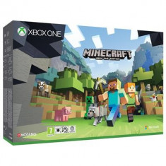 Consola Xbox One Slim 500 Gb White Plus Joc Minecraft Favourites foto