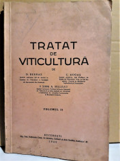 D. BERNAZ , C. HOGAS , A. BILLEAU - TRATAT DE VITICULTURA , VOL. 2 [1946] foto