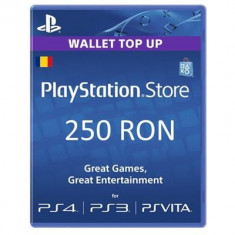 Playstation Network Card 250Lei (Psn Code Cont Ro) foto