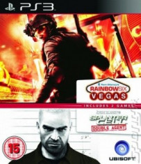 Compilation Splinter Cell Double Agent &amp;amp; Rainbow Six Vegas Ps3 foto