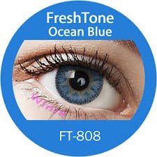 Lentile de contact NOI albastre ocean blue freshtone foto