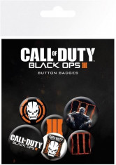 Set Insigne Call Of Duty Black Ops Iii Pin Badge Pack foto