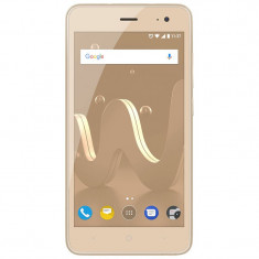 Smartphone Wiko Jerry 2 8GB Dual Sim 3G Gold + Casti Bluetooth Orzanne CADOU foto