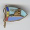 Federatia Romana de Kaiac Canoe- superba insigna Romania 1970s
